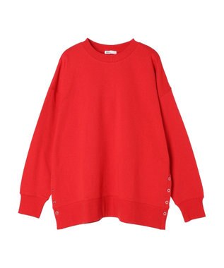 CRAFT STANDARD BOUTIQUE 裏毛リングドットプルオーバー Red