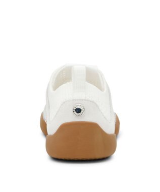 STEVE MADDEN BISCOTTI レトロコートニットスニーカー ホワイトシルバー