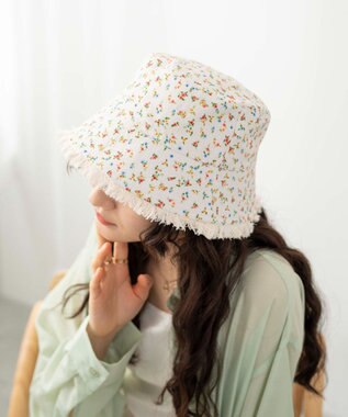 WEGO 2WAYフリンジバケットハット 柄1