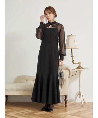 earth music&ecology ＳＥＴ２点シアーボレロ＋キャミワンピース