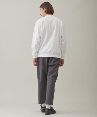 UNFILO GRAMICCI ルーズ テーパードパンツ チャコール