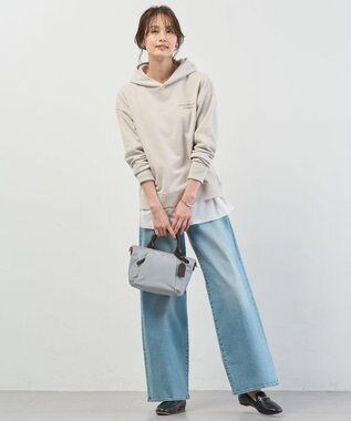 J.PRESS LADIES 【WEB限定】ロゴ裏毛 パーカー 【WEB限定】ベージュ系