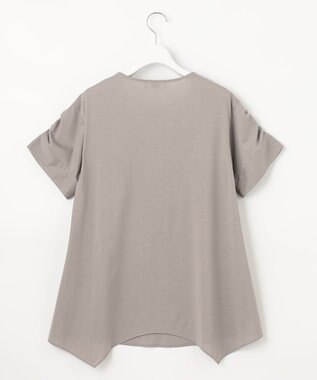 J.PRESS LADIES プレーティングジャージー カットソー ライトグレー系