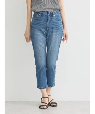 earth music&ecology クロップドデニムパンツ Medium Indigo