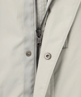 JOSEPH ABBOUD 【25SS・7ポケット/軽量/ECO撥水/インフード】ライトマイクロリップピーチ コート アイボリー系