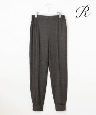 23区 S 【R(アール)】ウールトロストレッチ ジョグ パンツ グレー系