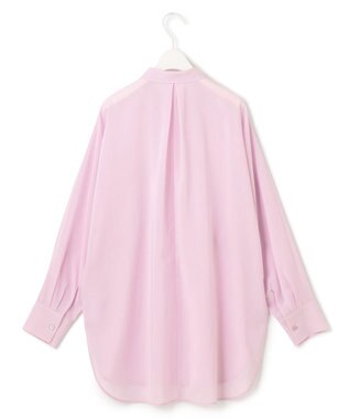 ICB L 【洗える】トリアセコットンシアー ドルマンスリーブシャツ シャーベットピンク系