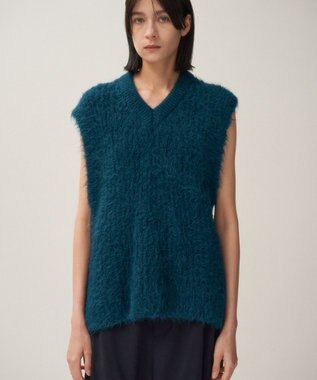 ATON ALPACA FUR | Vネックベスト