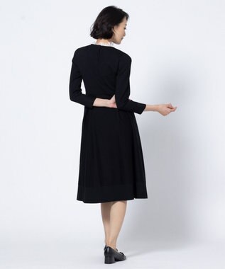 TOCCA 【岡崎紗絵さん着用】NOBLE LACE KNIT DRESS ニットドレス ブラック系