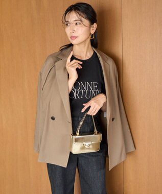 UNFILO 【新色追加】BEAUTY FORM-Tコットン ロゴフレンチT [NEW]ブラック