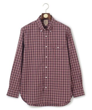 SOMELOSコットンチェック シャツ