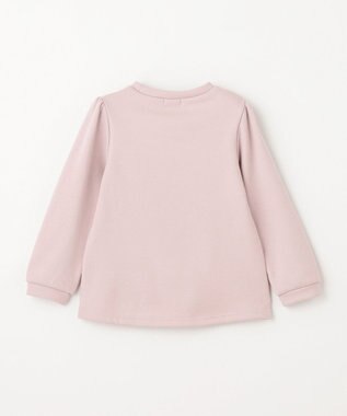 ANY KIDS 裏シャギー アップリケ トレーナー ミルクティー×カップケーキ