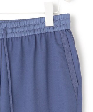 ICB 【新色追加・接触冷感・UVケア・速乾・洗える】FluidBackSatin ドロストパンツ ブルーベリー系