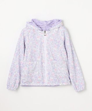 ANY KIDS 【フード取り外し/洗濯機可能】撥水加工リバーシブルゾン ラベンダー