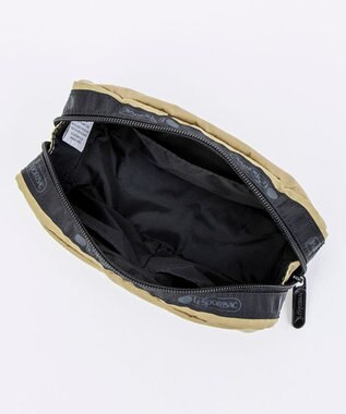 LeSportsac RECTANGULAR COSMETIC/モカブラックハートエンブロイダリー モカブラックハートエンブロイダリー