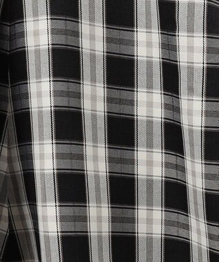 Feroux 【洗える】ニットコンビ ワンピース ブラック系2