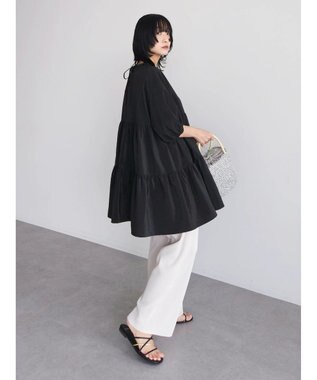 Green Parks ・ＥＬＥＮＣＡＲＥ　ＤＵＥ　ティアードチュニック Black
