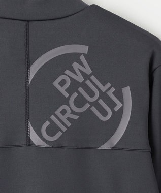 PW CIRCULUS 【MEN】ポケット 長袖 モックネック シャツ グレー系