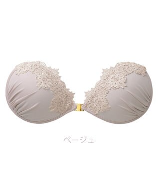BRADELIS New York 【NuBra / ナチュラルタイプ】ヌーブラ・エアーライト クローデット 蒸れにくい バックレス コレクション デザインヌーブラ 正規品 ベージュ