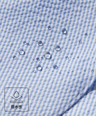 J.PRESS MEN 過酷な夏を乗り切るマストな1着！【 高通気性 / 軽量 / ノンアイロン / 撥水】【BEAT HEAT SYSTEM】半袖シャツ / B.D. サックスブルー系1