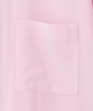 ICB L 【洗える】トリアセコットンシアー ドルマンスリーブシャツ シャーベットピンク系