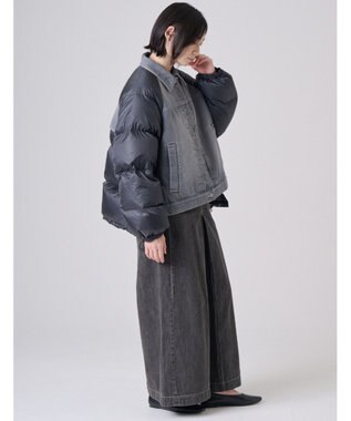 Ripo trenta anni P/W DENIM DOWN JK GRAY