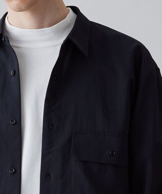 UNFILO MENS TENNEN TOUCH シャツアウター[23年春夏商品] ネイビー
