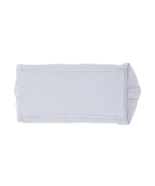 Maison de FLEUR シャイニーリボンラウンドポーチ Blue