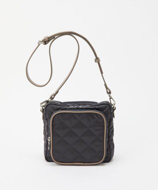 russet 【2025AW新作】キルティングスクエアショルダーバッグ(SF-257) Charcoal