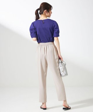 ANY SIS 【接触冷感・吸水速乾・UVカット】サラキレイ テーパードパンツ アイボリー