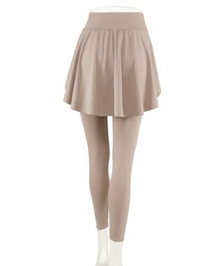 San-ai Resort（三愛水着楽園） 【水陸両用】　スカート付きレギンスM・L　【Reir（レイール）】 ベージュ