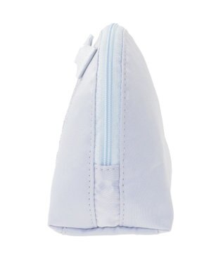 Maison de FLEUR シャイニーリボンラウンドポーチ Blue