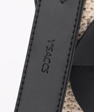 Y'SACCS サークルパッチショルダーバッグ ホワイト