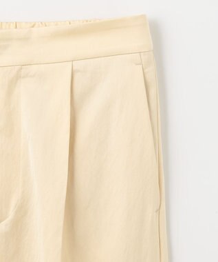 NAVE 【ReNAVE 洗える】グロスサテン パンツ ライトイエロー系