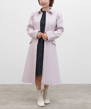 TOCCA 【洗える】CANVAS STORY ステンカラーコート ピンク系