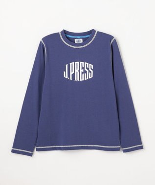 J.PRESS KIDS 【140-170cm】20/2 天竺ロゴ カットソー ダルブルー系