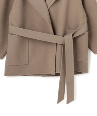 uncrave メルトンリバー フーデットコート トープ