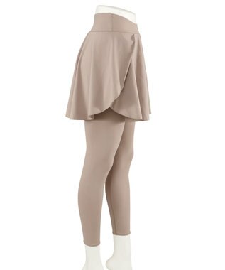 San-ai Resort（三愛水着楽園） 【水陸両用】　スカート付きレギンスM・L　【Reir（レイール）】 ベージュ