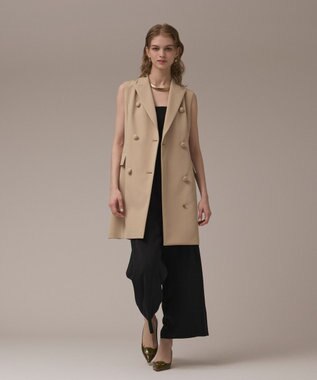 GRACE CONTINENTAL テーラードワンピース ベージュ