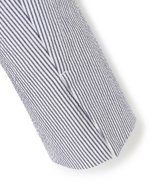 BEIGE， 【洗える・WEB限定】NEMESIA / ソフトサッカーノーカラージャケット Navy St.