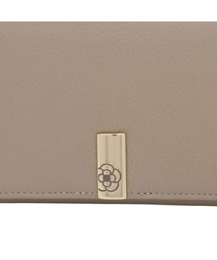 CLATHAS エクセ 二つ折り財布 ベージュ