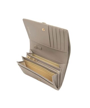 CLATHAS エクセ 二つ折り財布 ベージュ