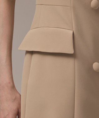 GRACE CONTINENTAL テーラードワンピース ベージュ