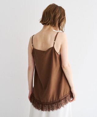 YECCA VECCA レースキャミソール Brown