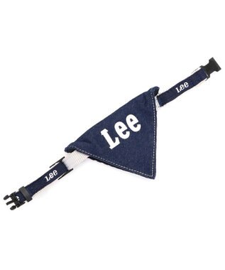 PET PARADISE Ｌｅｅ ヒッコリー 両面バンダナ付き 首輪【３Ｓ】 紺（ネイビー・インディゴ）