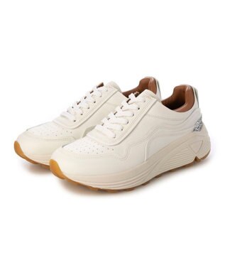 MODE ET JACOMO <carino>グリッター厚底スニーカー ホワイト