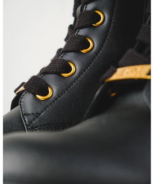 STEVE MADDEN GATEKEEPER プラットフォームレースアップブーツ ブラック