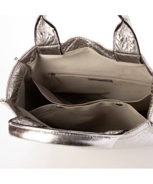 UNBILLION カシュカシュ cachecache / タテ型ショッパートートバッグ シルバー