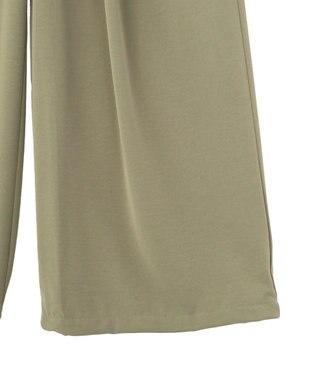 Green Parks サテンコクーンパンツ Khaki