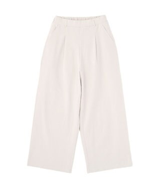 Green Parks タックワイドスウェットパンツ Light Gray